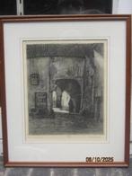 Hendrik de Laat ets van de ORTHENSEPOORT in den Bosch, Antiek en Kunst, Kunst | Etsen en Gravures, Ophalen