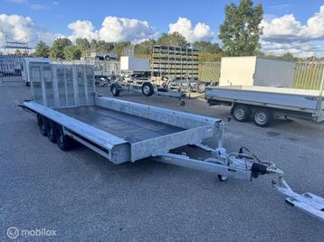 Machinetransporter 480x180 3x1500kg oprijklep beschikbaar voor biedingen
