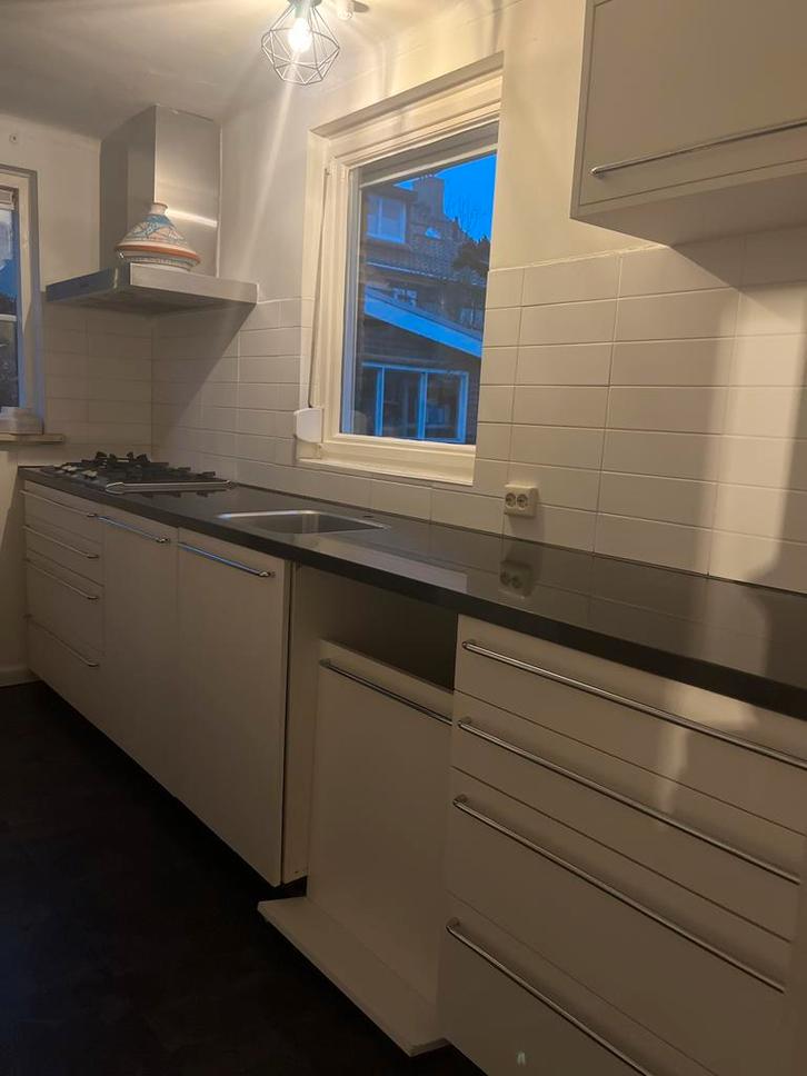 Mooie keukenblok zonder vaatwasser, incl. koelkast & oven, Huis en Inrichting, Keuken | Complete keukens, Gebruikt, Enkelwandige keuken