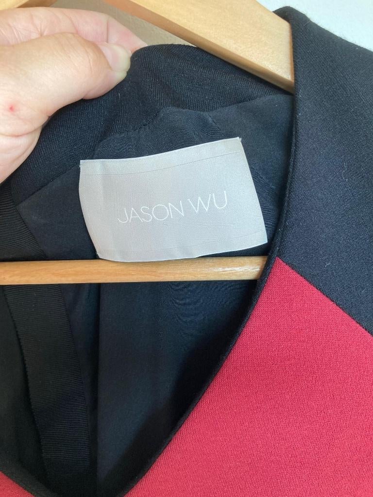 Jason Wu kantoorjurk beige colourblock maat 6/S, Kleding | Dames, Customercare@jasonwustudio.com, Beige, Ophalen of Verzenden