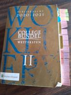 Collegebundel 2020-2021, Boeken, Studieboeken en Cursussen, Ophalen of Verzenden, Zo goed als nieuw