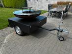 Plancha trailer, Tuin en Terras, Houtskoolbarbecues, Ophalen, Zo goed als nieuw