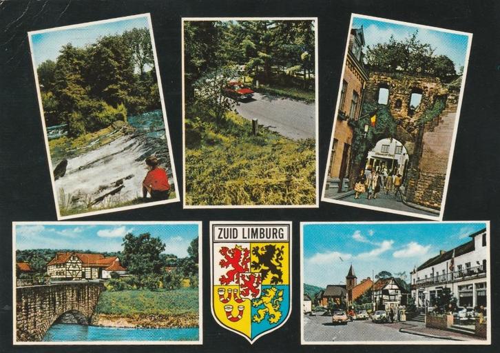 ZUID LIMBURG Waterval Brug Poort (Rechte Rand), Verzamelen, Ansichtkaarten | Nederland, Ongelopen, Limburg, 1960 tot 1980, Verzenden