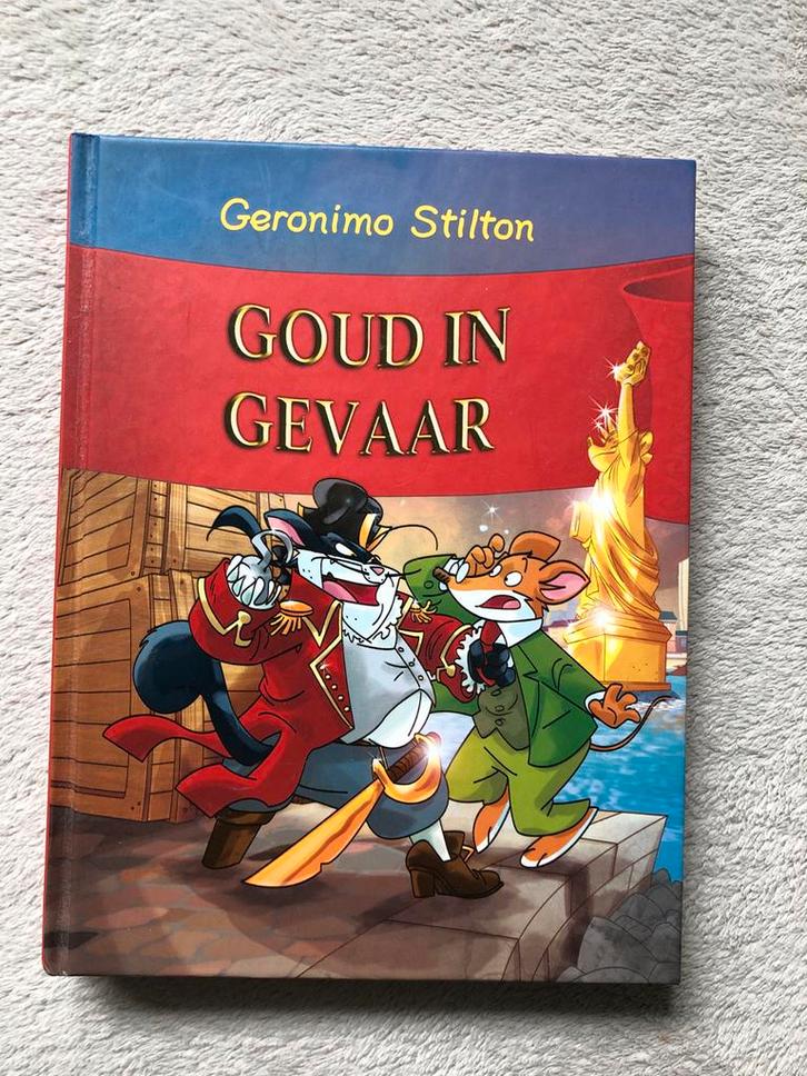Geronimo Stilton - Goud in Gevaar, Boeken, Kinderboeken | Jeugd | onder 10 jaar, Zo goed als nieuw, Fictie algemeen, Ophalen of Verzenden