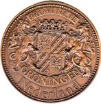 PROVINCIE GRONINGEN NEDERLAND HAREN MAJESTEIT 1956 -1981, Postzegels en Munten, Penningen en Medailles, Verzenden, Overige materialen
