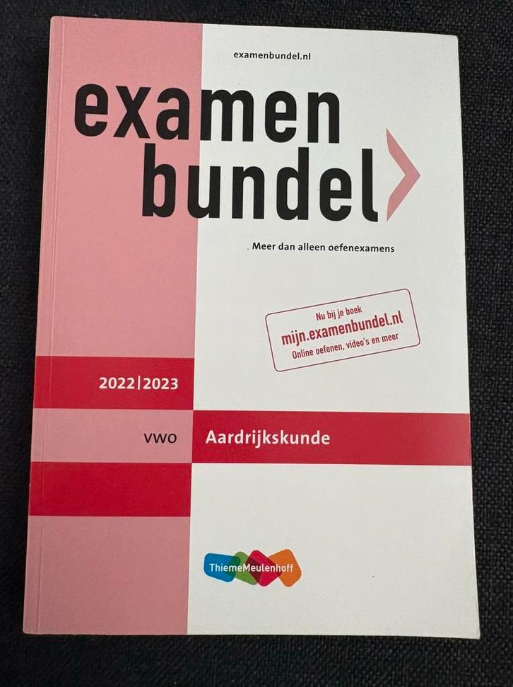 Examenbundel en Samengevat vwo Aardrijkskunde 2022/2023, Boeken, Schoolboeken, Zo goed als nieuw, Aardrijkskunde, VWO, Ophalen of Verzenden