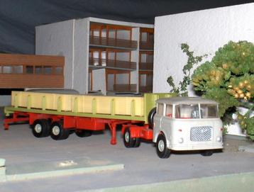 1976 Skoda S 706 RTTN rongen-oplegger grijs/groen met lading beschikbaar voor biedingen