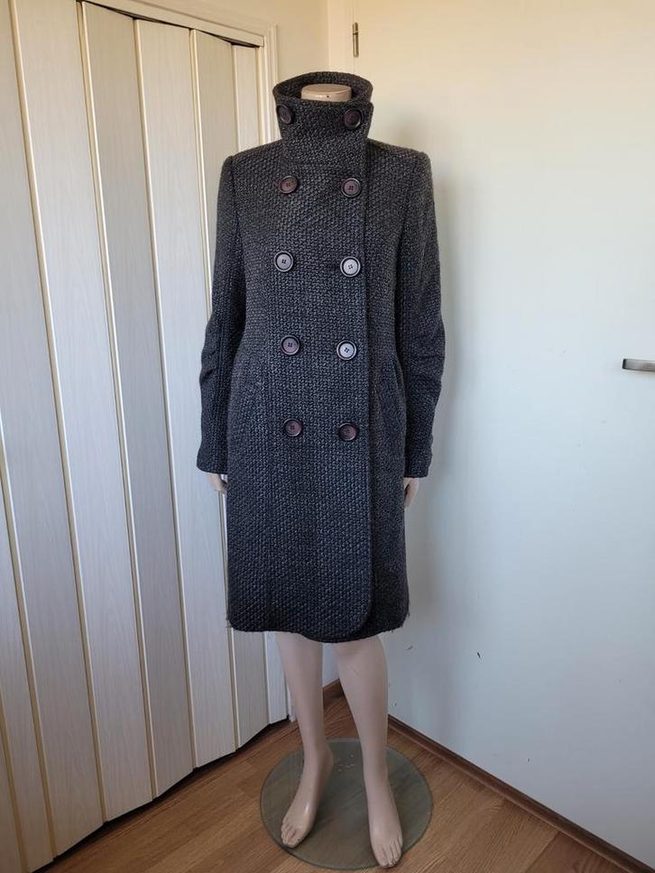 Marie Mero jas grijs maat 38/40, Kleding | Dames, Jassen | Winter, Zo goed als nieuw, Maat 38/40 (M), Grijs, Ophalen of Verzenden