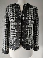 Stizzoli vest colbert geblokt zwart/wit, Kleding | Dames, Maat 38/40 (M), Zwart, Ophalen of Verzenden, Zo goed als nieuw