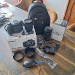 Canon 1300D + 2 lenzen + extra assecoires, leuke startersset, Gebruikt, Spiegelreflex, Canon, 8 keer of meer