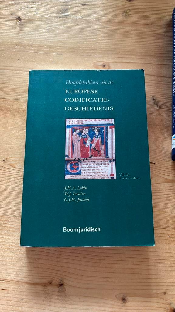 Hoofdstukken uit de Europese Codificatiegeschiedenis, Boeken, Wetenschap, Zo goed als nieuw, Ophalen of Verzenden
