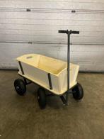 Houten bolderkar met trekstang antraciet NIEUW €59,95, Ophalen, Nieuw