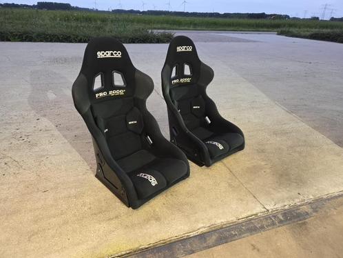 Sparco Pro 2000 - II kuipstoelen met QSP 4punts gordels, Auto diversen, Autosport-onderdelen, Gebruikt, Ophalen