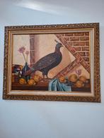Groot schilderij met fazant, Antiek en Kunst, Kunst | Schilderijen | Klassiek, Ophalen