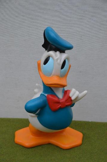 Vintage Walt Disney spaarpot van vinyl Donald Duck 28 cm hg beschikbaar voor biedingen