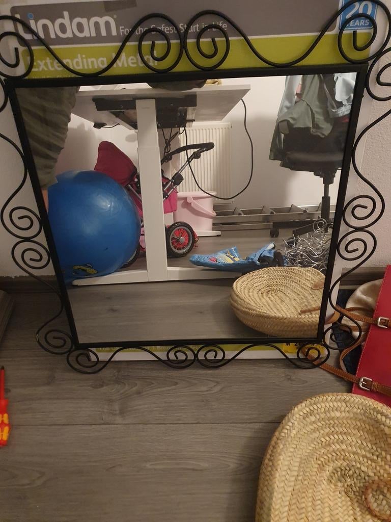 Ikea Spiegel met sierlijke rand, Ophalen, Gebruikt, Minder dan 100 cm, Rechthoekig