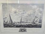 🖼️ Antieke gravure “Haven van den Briel / Port de la Brille, Antiek en Kunst, Ophalen of Verzenden
