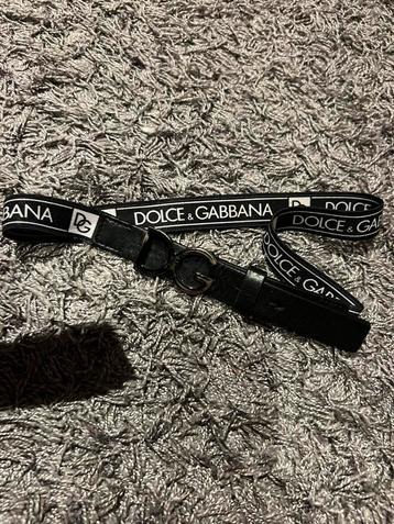 Dolce&Gabbana riem leer en elastiek origineel zgan m 63 cm beschikbaar voor biedingen