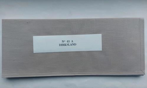 43A stafkaart uit 1968 Dirksland met Melissant Herkingen, Boeken, Atlassen en Landkaarten, Zo goed als nieuw, Landkaart, Nederland