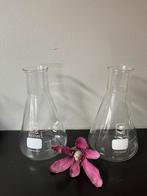 1 liter erlenmeyer 2 stuks, Huis en Inrichting, Ophalen, Zo goed als nieuw