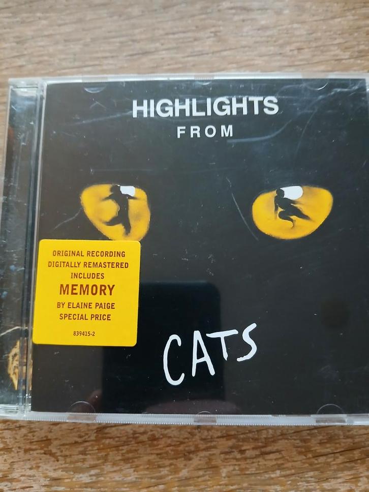 Cats - Highlights From (Andrew Lloyd Webber), Cd's en Dvd's, Cd's | Filmmuziek en Soundtracks, Gebruikt, Ophalen of Verzenden