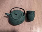 Bredemeijer theepot gietijzer met 4 kopjes, Ophalen of Verzenden, Zo goed als nieuw