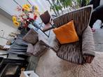 4 retro Fauteuils / Relaxstoelen, Ophalen, Bruin, Zo goed als nieuw, Vier