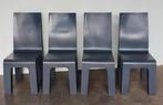 4 x Richard Hutten (Gispen) museumstoel | grijs, Kunststof, ., Ophalen of Verzenden, Vier