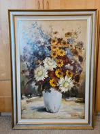 Vaas met bloemen, Antiek en Kunst, Kunst | Schilderijen | Klassiek, Ophalen