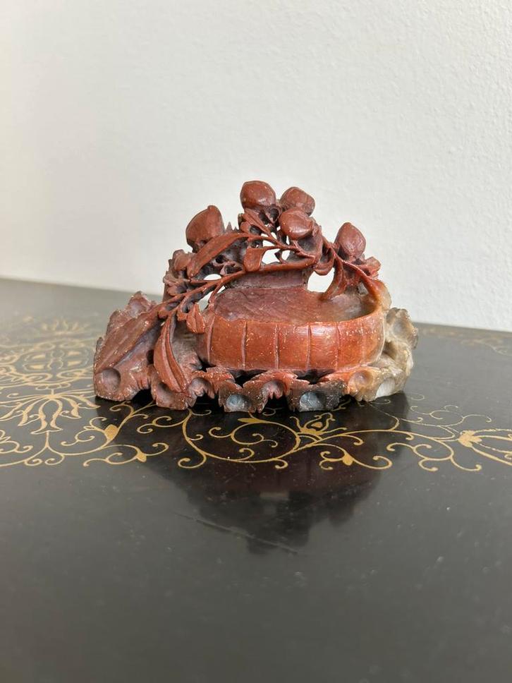 Chinese spekstenen penseelwaspot, Antiek en Kunst, Kunst | Niet-Westerse kunst, Ophalen of Verzenden