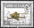 Gibraltar 1987 mi.528  wapens GESCHUT, Postzegels en Munten, Postzegels | Europa | Overig, Overige landen, Verzenden, Gestempeld