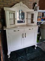 Vintage 'prinsessenkastje', kaptafel met spiegel, dressoir, Ophalen, Gebruikt, 100 tot 150 cm, 100 tot 150 cm