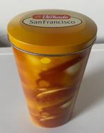 Blik van Verkade San Francisco. Hoogte 20 cm Doorsnede 9 cm, Ophalen of Verzenden, Zo goed als nieuw, Overige, Verkade