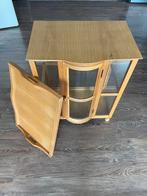 Vintage theekastje met los dienblad, Huis en Inrichting, Minder dan 100 cm, 25 tot 50 cm, 50 tot 100 cm, Ophalen of Verzenden