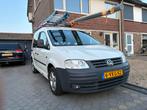 Volkswagen Caddy 2.0 CNG 80KW Bestel 2010, Auto's, Stof, Zwart, Volkswagen, Wit