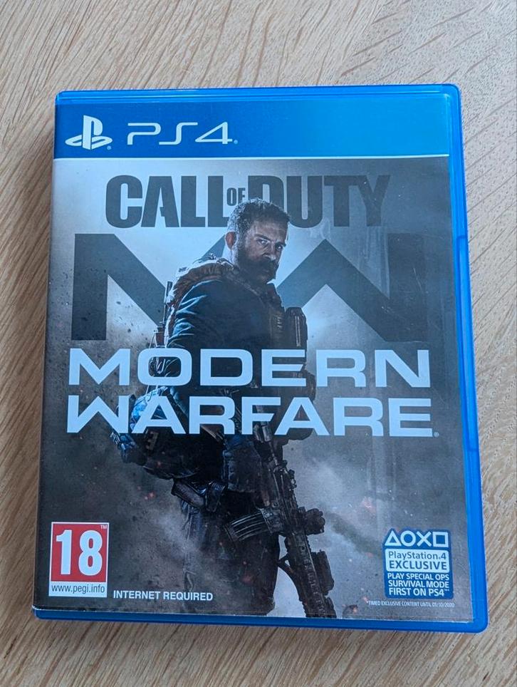 Call of Duty: Modern Warfare, Spelcomputers en Games, Games | Sony PlayStation 4, Zo goed als nieuw, Overige genres, 1 speler