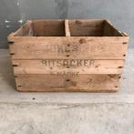 Oude vierkante bietsuiker kist, Huis en Inrichting, Woonaccessoires | Kisten, Gebruikt, Minder dan 50 cm, Ophalen of Verzenden