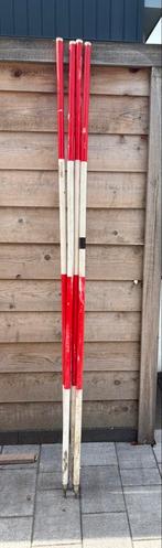 Aluminium Jalon stokken, Tuin en Terras, Palen, Balken en Planken, Ophalen of Verzenden, Zo goed als nieuw, Minder dan 180 cm