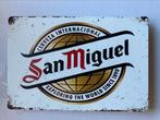 San Miguel spaans bier Bord 30 bij 20 metaal, Verzenden, Nieuw, Reclamebord