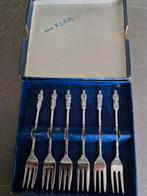 apostel gero 90 verzilverd gemerkt gebak vorkjes, Antiek en Kunst, Antiek | Bestek, Ophalen of Verzenden