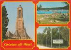 WEERT Kerk Zwembad Weerterbergen Groeten, Verzenden, 1980 tot heden, Gelopen, Limburg