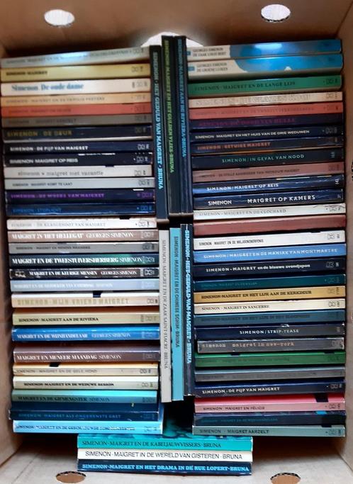 69 x Simenon waaronder veel Maigret., Boeken, Detectives, Gelezen, Ophalen of Verzenden