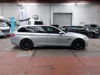 BMW 5 Serie Touring 520d 190 pk Automaat leer, trekhaak, nav, Auto's, BMW, Automaat, Zwart, Leder, Diesel