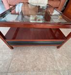 Klassieke salontafel massief, Huis en Inrichting, Tafels | Salontafels, 100 tot 150 cm, Zo goed als nieuw, Minder dan 50 cm, Rechthoekig