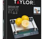 Taylor Pro Touchless Tare 14,4kg dubbele keukenweegschaal, Keukenweegschaal, Nieuw, Ophalen of Verzenden, Digitaal