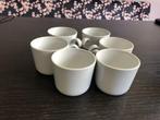 Set van 6 koffiekoppen, wit, Ikea 365+, nooit gebruikt, Ophalen of Verzenden, Zo goed als nieuw, Effen, Kop(pen) en/of Schotel(s)