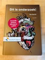 Dit is onderzoek! - Ben Baarda - 2e editie | NIEUW, Ophalen of Verzenden, Nieuw, Economie en Marketing, Ben Baarda