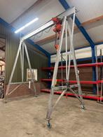 Mobiele portaalkraan 3000kg met takel 400V, Ophalen, Gebruikt, Elektrisch
