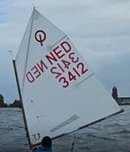 Optimist wedstrijdzeil – JSail Black Classic (2025), Watersport en Boten, Ophalen, Zo goed als nieuw, Grootzeil, Minder dan 15 m²