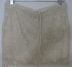 Rok / Rokje beige gehaakt gevoerd stretch maat M, Maat 38/40 (M), Beige, Nieuw, Ophalen of Verzenden